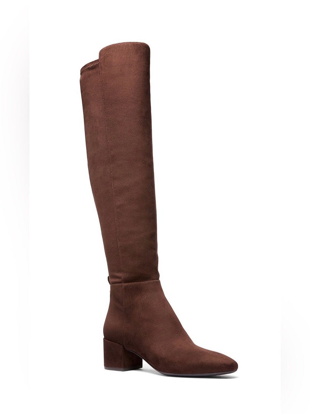 MICHAEL Michael Kors Braden Faux Suede Over The Knee Boots Brown Size 5.5M